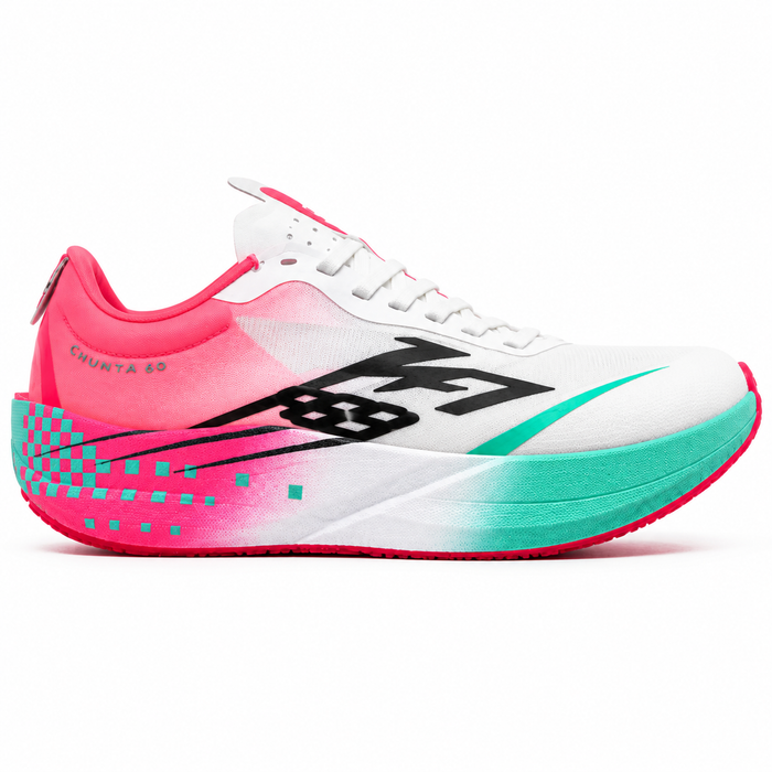 Tênis Chunta 6.0 Rosa, Branco e Verde